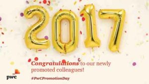 PwC Promotion Day 2017 Congrats