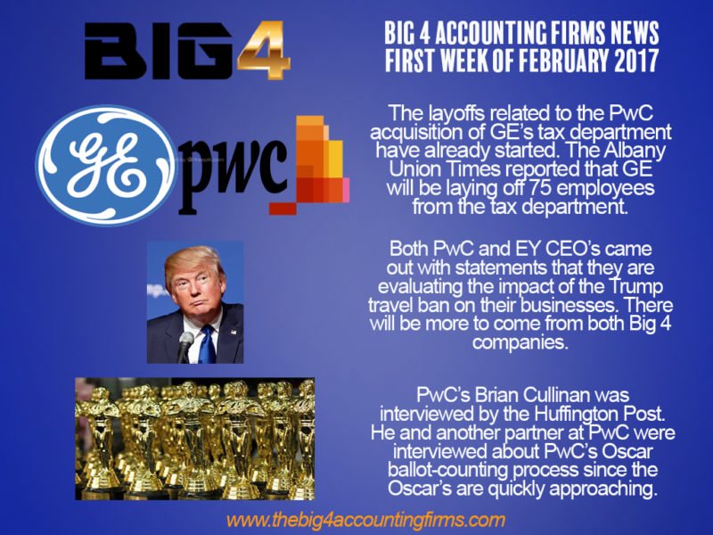 GE Lays Off Tax Employees and Other Big 4 News The Big 4 Accounting Firms